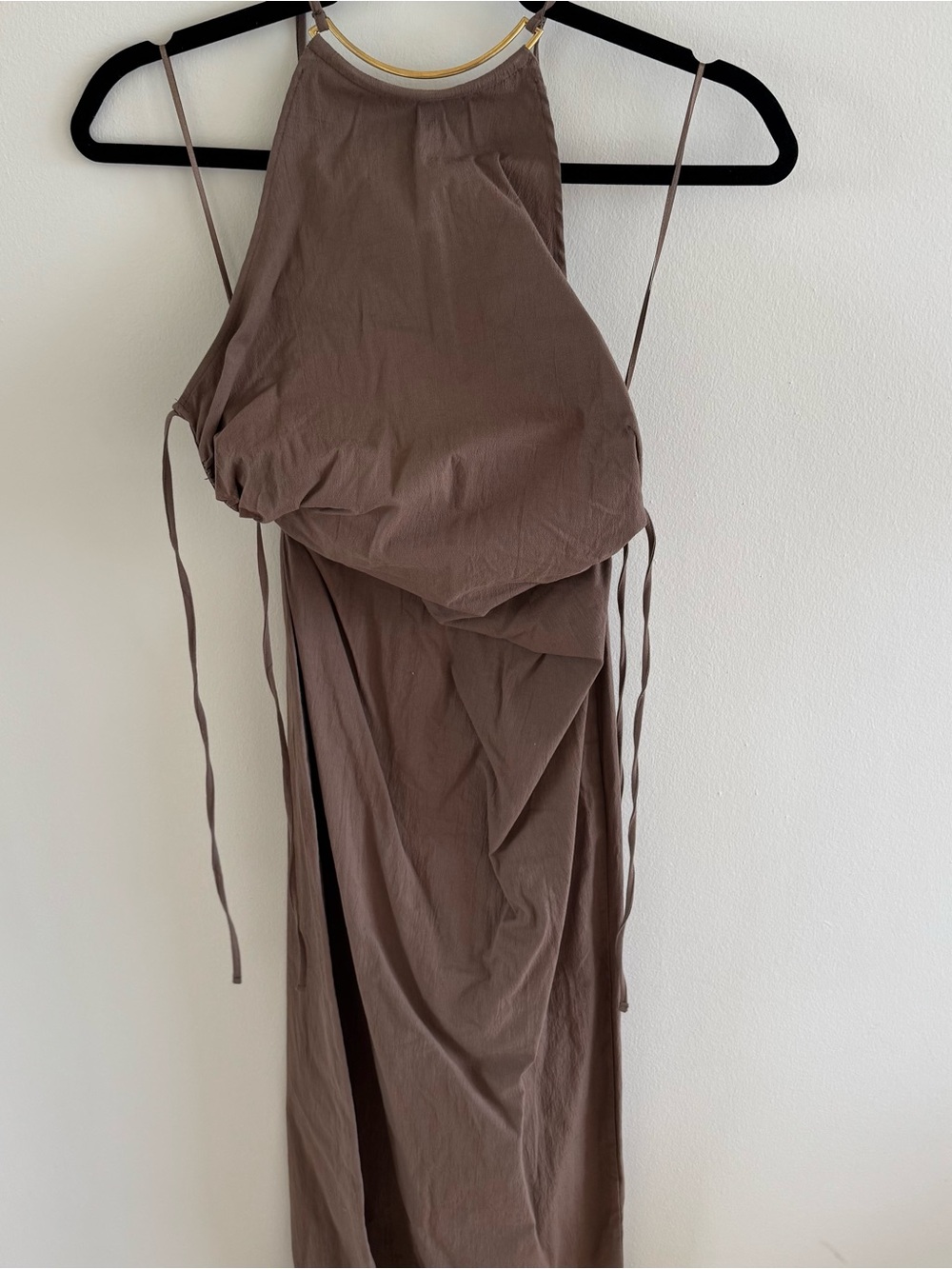 Zara Halter Midi Dress - Picture 5 of 9
